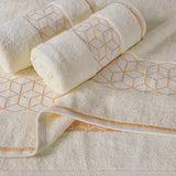 Cream Diamond Bath Towel