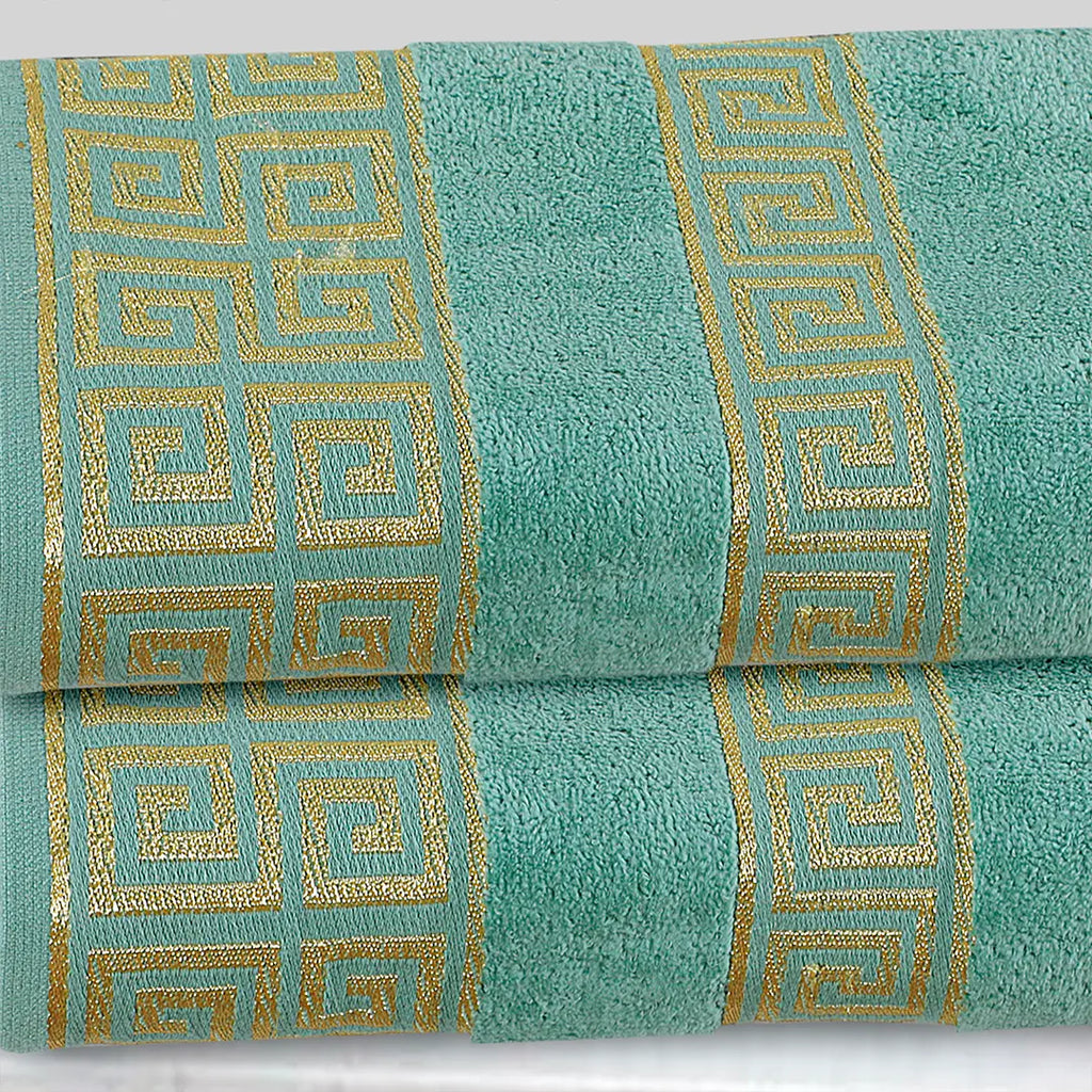 Versatile Bath Towel Mint (Pack Of 2)-009