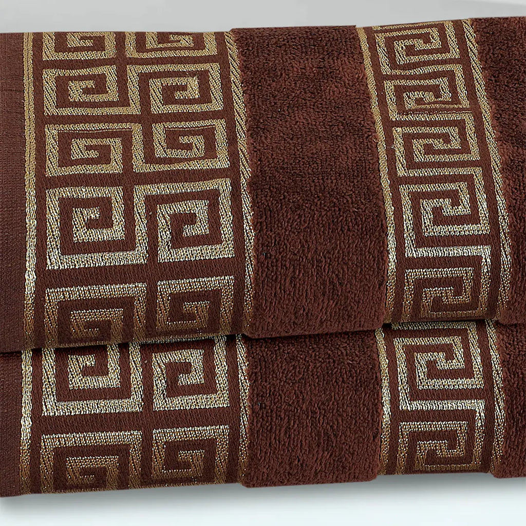 Versatile Bath Towel Chocolate (Pack Of 2)-008