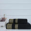 Black Versatile - 2-Pcs Jacquard Towel Set