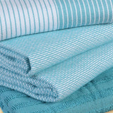 Export Quality Flat & Terry Kitchen Towel Aqua