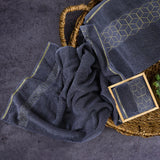 Gray Diamond - 3-Pcs Jacquard Towel Set