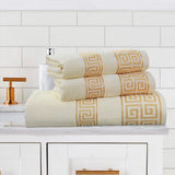 Cream Versatile - 3-Pcs Jacquard Towel Set
