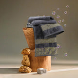 3-Pcs Towel Set Versatile Gray-561