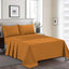 Plain Dyed Bed Sheet Set Mustard Single -30290 RFS