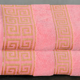Versatile Bath Towel Pink (Pack Of 2)-004