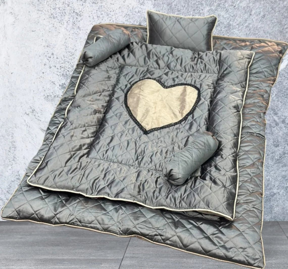 5 Pieces Baby Cot Set - 111 - Lotus