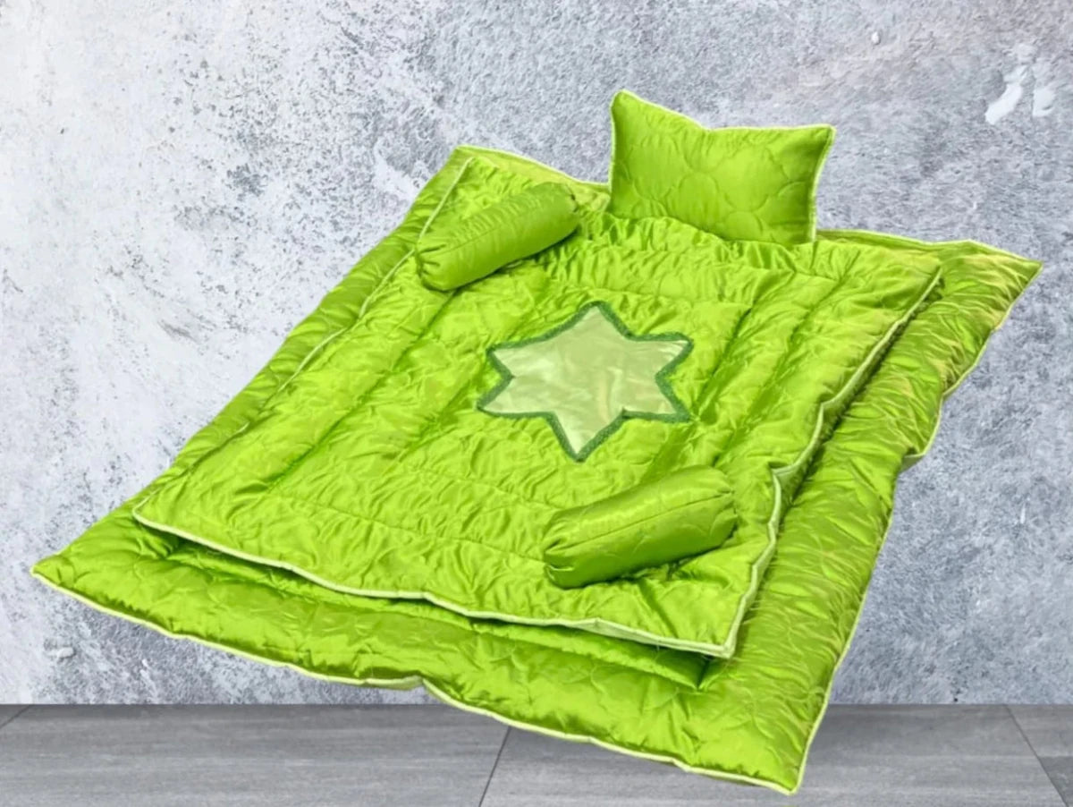 5 Pieces Baby Cot Set - 116 - Lotus