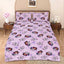 Dinosaur Wonderland - Cartoon Bed sheet ( Glow in Dark) King