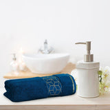 Teal Diamond Bath Towel