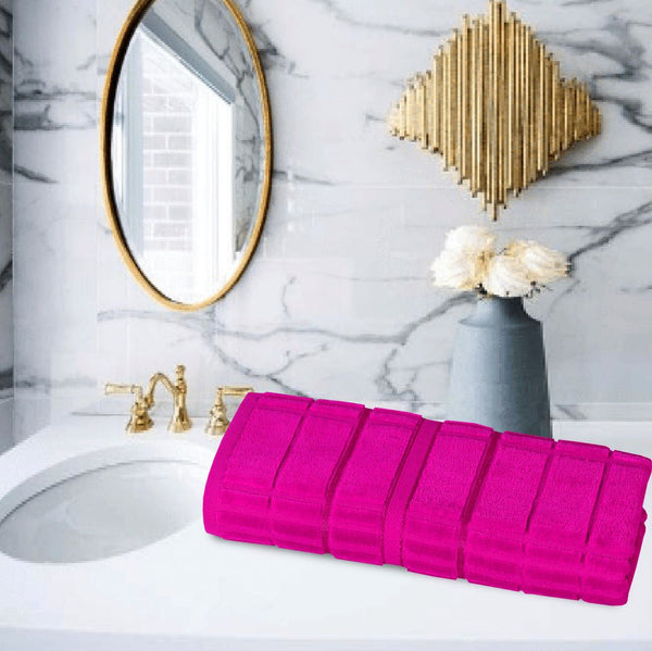 New Bath Towel Grace Fuchsia-482