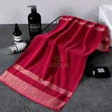 Maroon Versatile - Jacquard Bath Towel