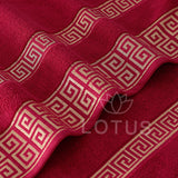 Maroon Versatile - Jacquard Bath Towel