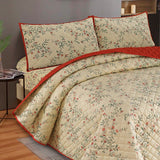 Floral - Bed Spread Set 3 Pcs