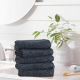 Export Quality Face/Wash Towel Gray (Pack of 5)-539