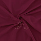 Maroon - Fitted Sheet Set King