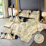 Shanghai Bridal Comforter Set Navy Cream -50180 OS