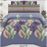 Tropical Leaf Print - Bed Sheet Set