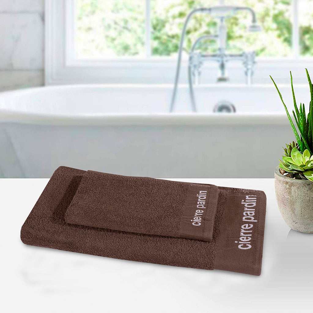 Export Quality Towel (Pack of 2) Brown-483