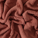Waffle  AC Thermal Blanket Terracotta- RFS