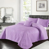 Ultrasonic Bedspread Set Violet-107