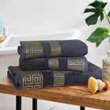 3-Pcs Towel Set Versatile Gray-561