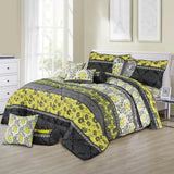 Cotton Duck Comforter Set Yellow Vienna-50142 OS
