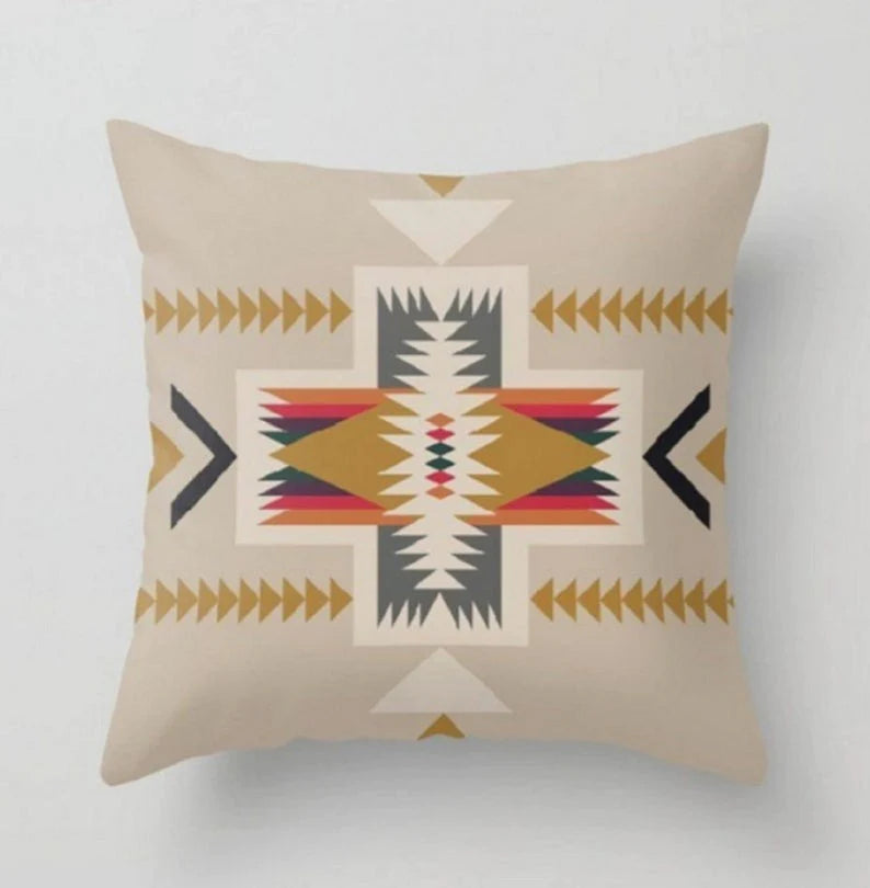 Terracotta Southwestern Cushion Covers (Pack Of 5)-CC-33