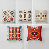 Terracotta Southwestern Cushion Covers (Pack Of 5)-CC-33