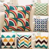 Geometric Swirls Pattern Cushions Cover Pack Of 6-CC46A