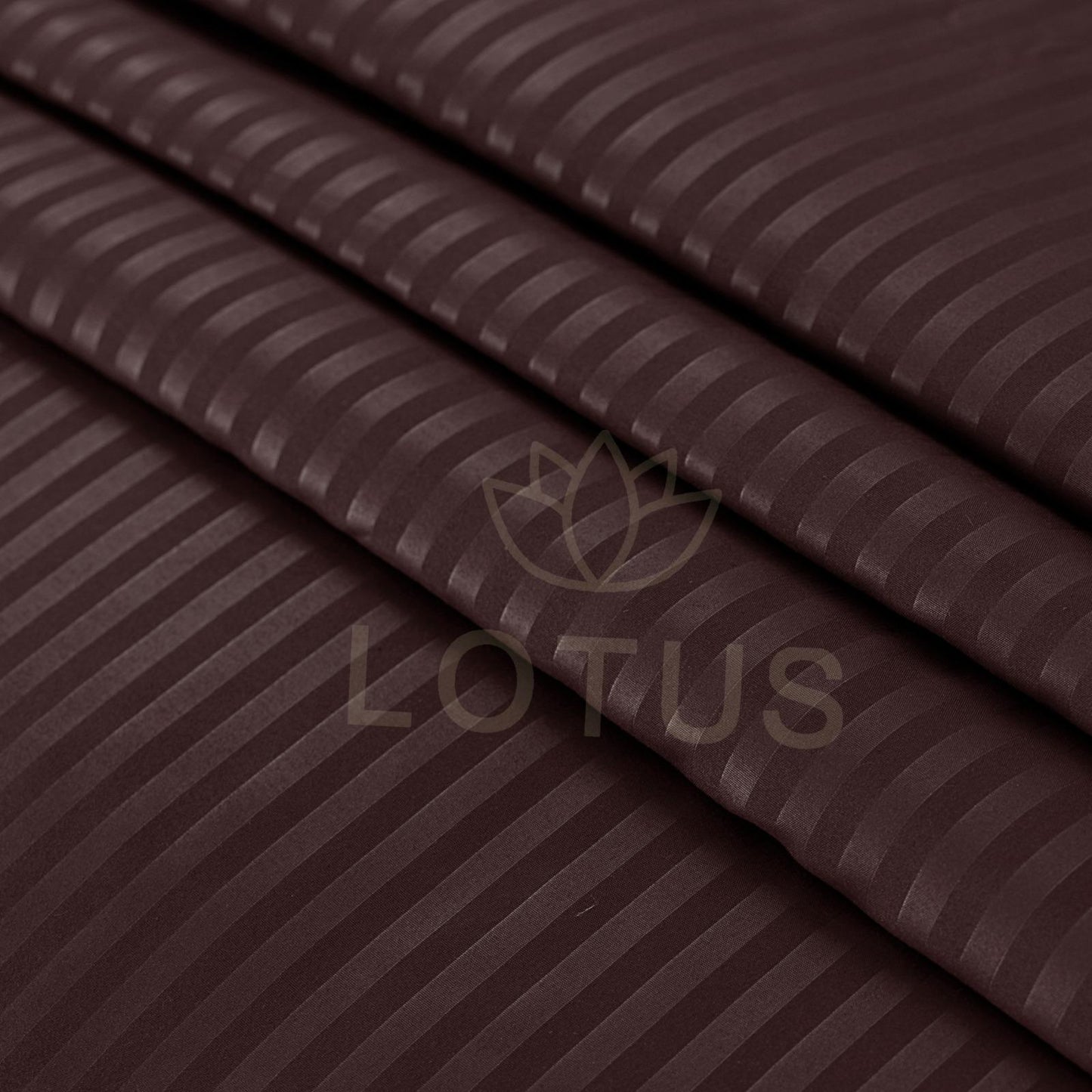Ultra Soft Duvet Cover Set – Chocolate Stripe, King Size, 6 Pc