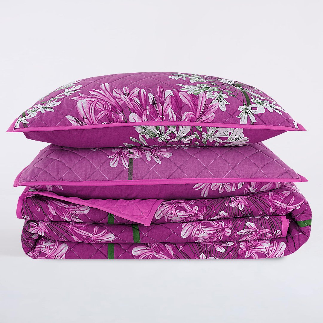 Blossom Breeze - Bed Spread Set 3 Pcs - Lotus