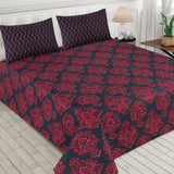 Crimson Elegance  - Bed Sheet Set