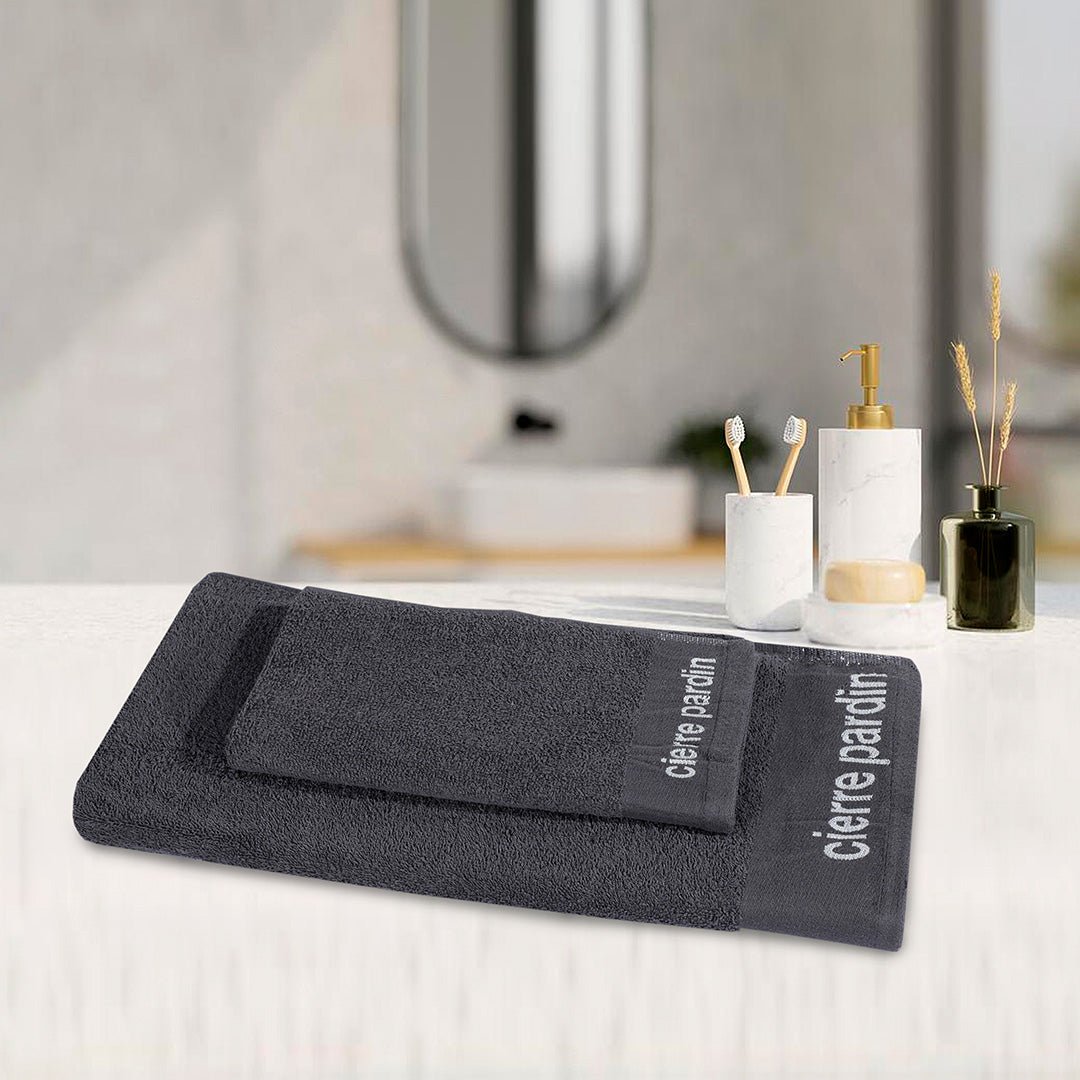 Export Quality Towel (Pack of 2) Gray - 486 - Lotus