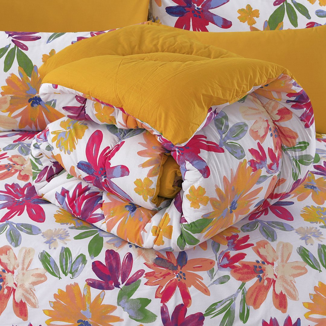 Floriography Spring - Comforter Set - Lotus