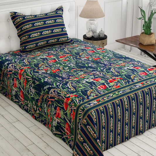 Midnight Garden - Bed Sheet Set Single - Lotus