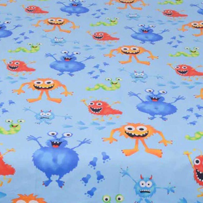 Monster Party - Cartoon Fitted sheet - Lotus
