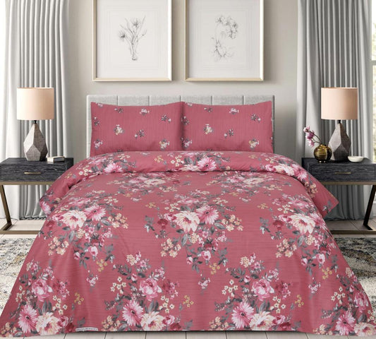 Rosy Charm - Bed Sheet Set Single - Lotus