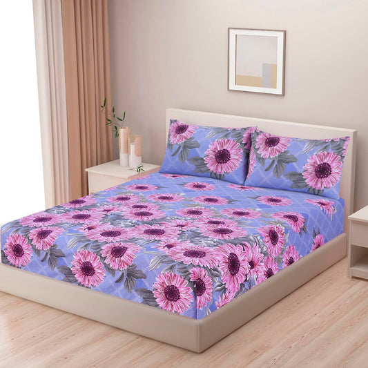 Sunshine Petals - Fitted Sheet Set Single - Lotus