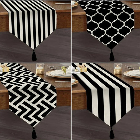 Tasseled Table Runner - Lotus