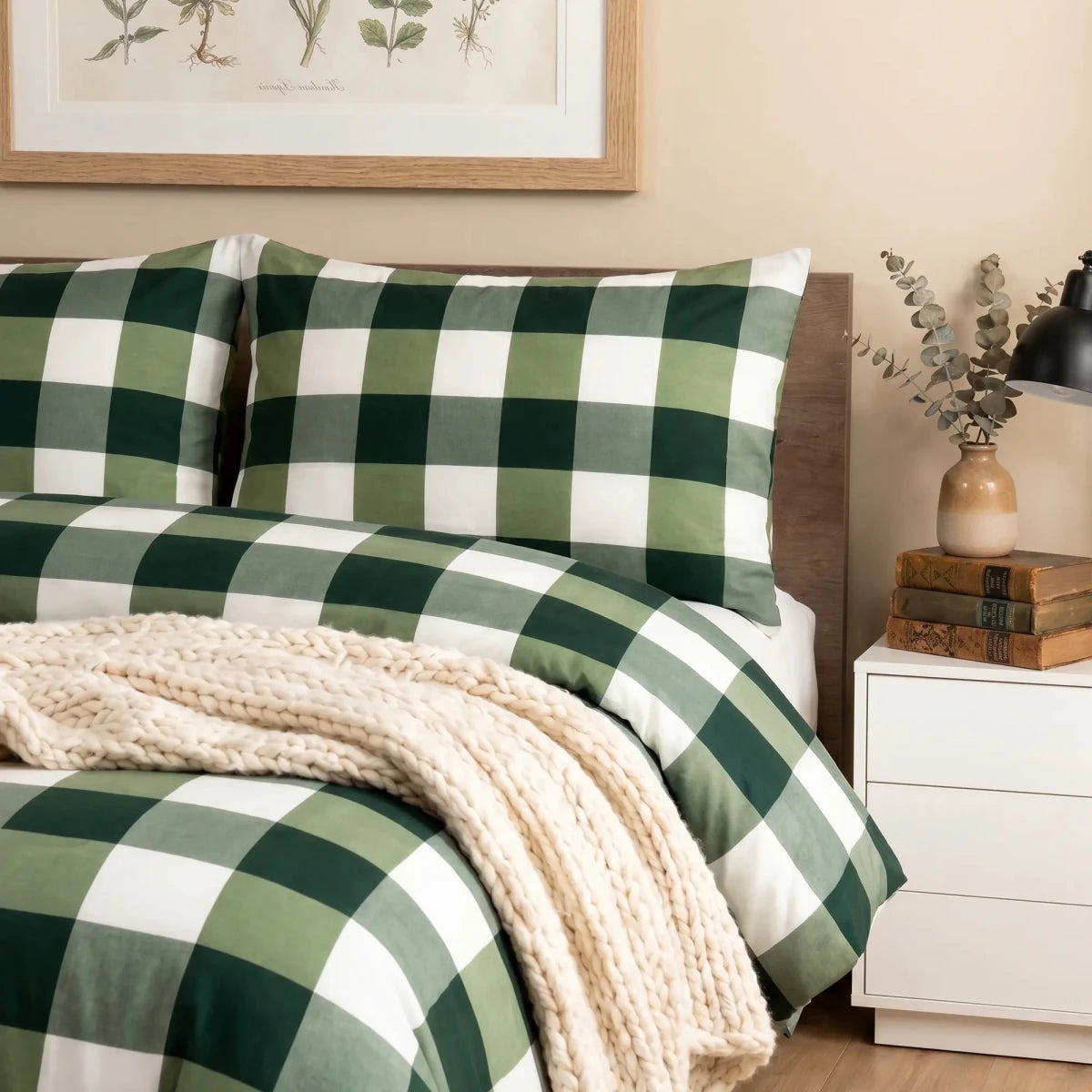 Ultra Soft Bed Sheet Set – Buffalo, King Size, 3 Pc - Lotus