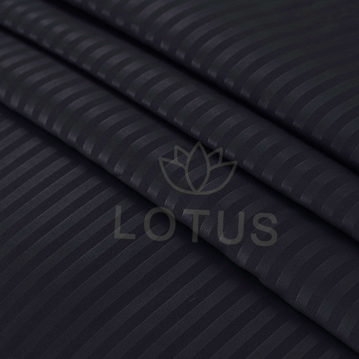 Ultra Soft Cushion Cover –Black Stripe, 2 Pc - Lotus