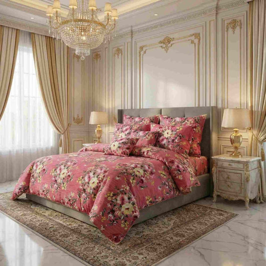 Ultra Soft Duvet Cover Set – Petrix, King Size, 6 Pc - Lotus
