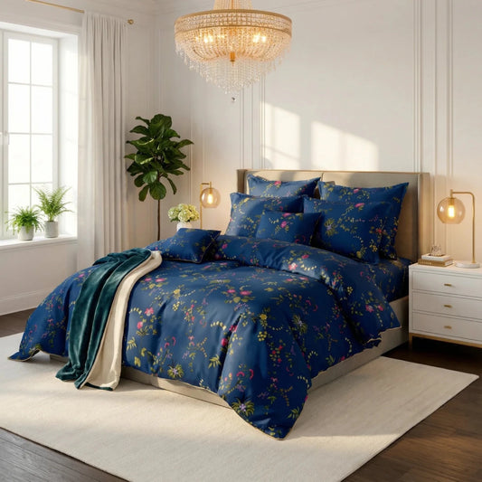 Ultra Soft Duvet Cover Set – Tossed, King Size, 6 Pc - Lotus