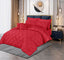Pin Tuck Duvet Cover 8 Pcs Set Red-40194 RFS
