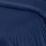 Velvet Bed Sheet 5 Pcs Navy King-40107