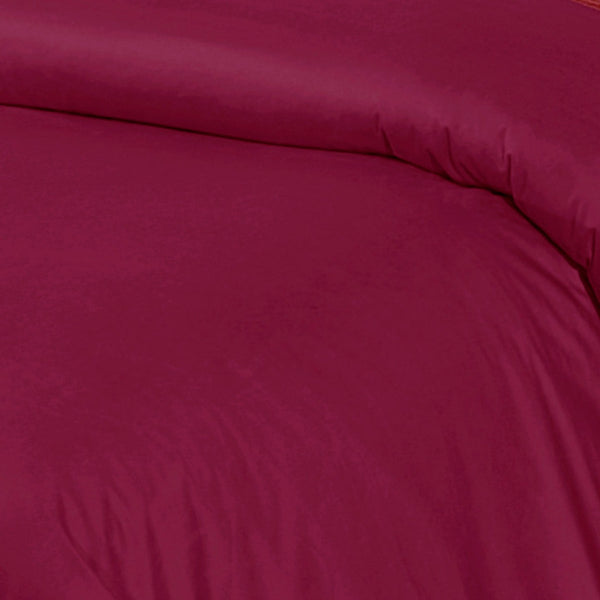 Velvet Bed Sheet 5 Pcs Burgundy40108 lotuspk