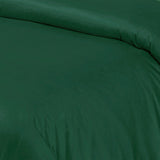 Velvet Bed Sheet 5 Pcs Forest Green-40106