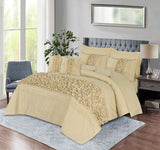 Roly-Poly Quilt Cover Set Banana Crepe-40198 RFS