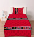 Cartoon Character Bed Sheet M_United Single-30185